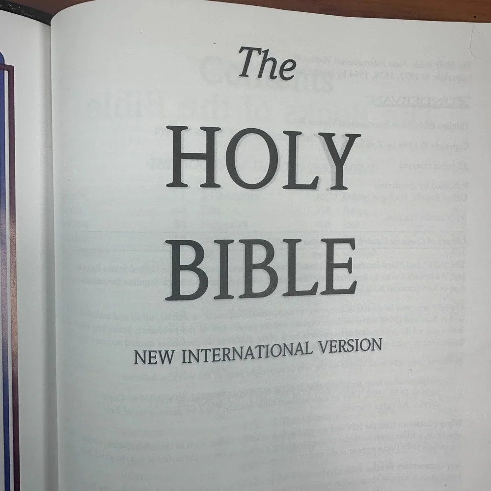 NIV Bible Zondervan Red Letter Edition Christianity Religious Jesus Spiritual